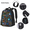 thumbnail image 3 of Balery Happy Father Day Mochila escolar 3 en 1 para niños: mochila resistente con lonchera térmica y estuche para lápices. Mochila escolar para niños y niñas., 3 of 7