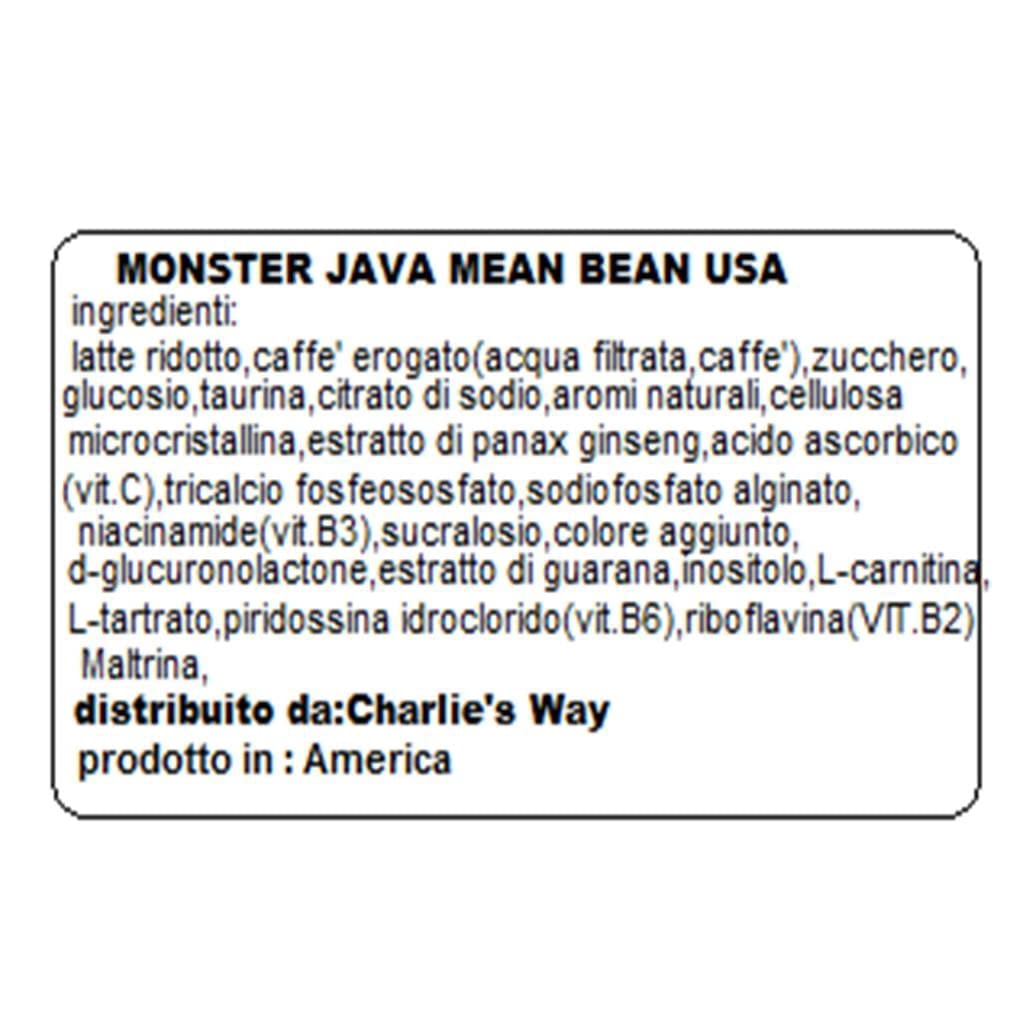Monster Java, Mean Bean, 15 oz (Pack of 12)