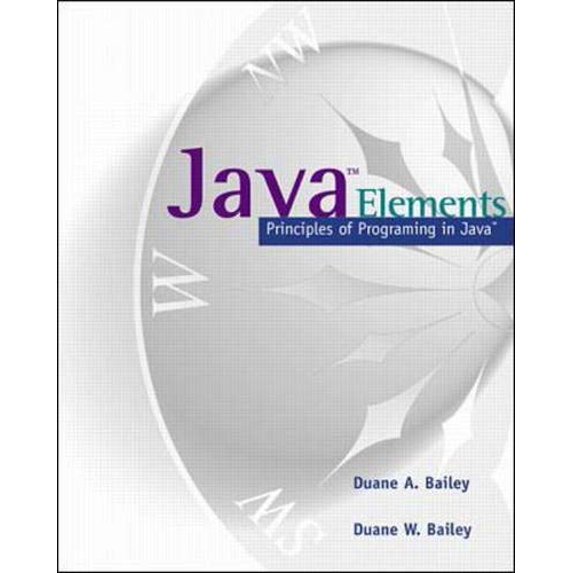 Pre-Owned Java Elements: Principles of Programming in Java, 9780072283570, 0072283572, Hardcover,