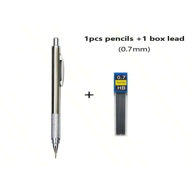 YOPTOP Pro-Quality Metal Mechanical Pencil Set 0.5-2.0mm -Automatic Durable& Versatile Perfect For Artists Students And Office,0.7 mm