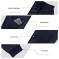 thumbnail image 6 of Men’s Heavyweight Cargo Sweatpants Elastic Waist Baggy Plaid Texture Jogger Trousers Fall Winter, 6 of 7
