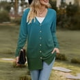 thumbnail image 5 of Delayuji Women’s Cardigan Lightweight Soft Knit Gradient Color Long Sleeve Open Front Coat Cardigan For Women Spring Outfit, 5 of 6