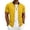 Yellow, variant on Vetsdori Sport T-Shirts for Men Summer Fashion Zipper Short Sleeve Casual Outdoor Solid Color Mens Tops