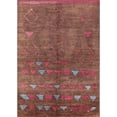 thumbnail image 1 of Ahgly Company Indoor Rectangle Mid-Century Modern Copper Red Pink Solid Area Rugs, 5' x 8', 1 of 6