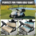 thumbnail image 4 of Pzuqiu Starfish Shell Golf Cart Seat Covers 2 Piece Golf Cart Seat Towel Blanket Fits All EZGO Club Car and More Golf Carts Breathable Non-Slip Keeps Seats Clean and Comfortable, 4 of 7