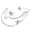 White, variant on Bride Porkpie Hat Crystal Panama Hat for Bachelorette Party Cocktail Parties Vacation Elegant Crystal for Comedian