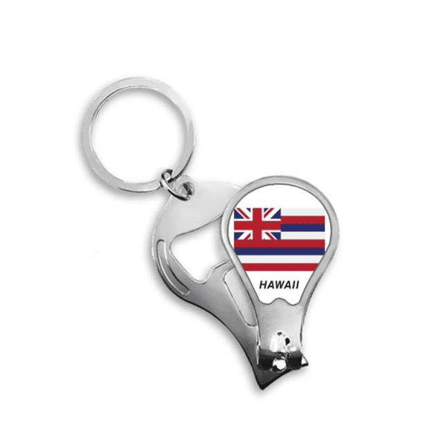 Perfil de la bandera de los Estados Unidos en Hawái Toenail Clipper Cutter