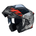 thumbnail image 2 of Casco Abatible Certificado Dot Para Moto Mocoerl TALLA 2XL Conejo Violento, 2 of 5