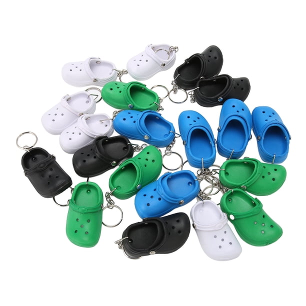 Llaveros Para Zapatos Con Agujeros En La Playa, Llavero Antideformación A Prueba De Decoloración, Cuatro Colores, 20 Piezas Para Decoración