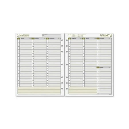 Day Runner Vertical Weekly Planner Refill Pages DRN491485 - Walmart.com