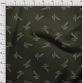 thumbnail image 4 of oneOone Viscose Chiffon Olive Green Fabric Leaves Sewing Fabric By The Yard Printed Diy Clothing Sewing Supplies 42 Inch Wide, 4 of 4