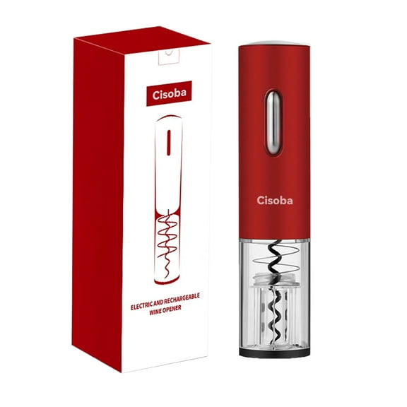 Cisoba Bottle openers, electric and non-electric, Electric Wine Opener, Corkscrew Opener with Beer Bottle Opener with & Foil Cutter