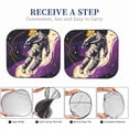 thumbnail image 6 of Gukieu Astronaut Floating purple Space Print Car Windshield Sun Visor, Foldable Anti-UV Car Sun Visor Suitable for Vans, Trucks Car Accessories-Large, 6 of 6