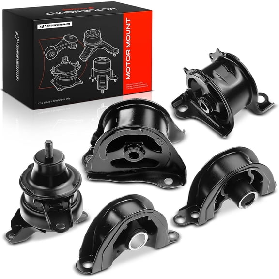 A-Premium Engine Motor and Transmission Mount Kit Compatible with Honda CR-V 1997-2001 L4 2.0L, Automatic Transmission, 5-PC Set