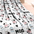 thumbnail image 3 of White Cow Moo Milk Pattern Blanket,Comfortable Soft Flannel Throw Blanket,All Season,Warm Lightweight Blankets for Sofa Bed Couch Living Room Chair,40"x50", 3 of 4