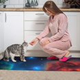 thumbnail image 3 of Colorful Starry Sky and Universe Anti Fatigue Kitchen Rugs Set Of 2, Non Slip Washable Decorative Floor Mats for Kitchen Sink Laundry, 17"x30" and 17"x47", 3 of 6