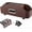 Brown, variant on CEDQ Car Seat Back Organizer - Stylish & Functional Storage for Family Adventures - Cup Holders, Tissue Box & Hooks - Car Interior Accessories Perfect for Kids, Road Trips & Travel (Black)
