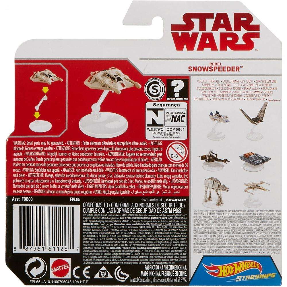 Hot Wheels Star Wars Rebel Snowspeeder, Starship