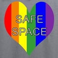 thumbnail image 3 of CafePress - Safe Space In Heart Zip Hoodie - Zip Hoodie, Classic Hooded Sweatshirt with Metal Zipper, 3 of 4