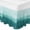 Green, variant on Sky Blue Ombre Bed Skirt Cal King Size 18 Inch Drop, Adjustable & Elastic Wrap Around Bed Skirts Pleated Dust Ruffles For Twin Full Queen Cal King Base Beds, Modern Abstract Art Ocean Oil Painting