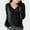 Black, variant on XWSHYW Womens Sweaters Winter Solid Color Long Sleeve Pullover Sweaters Tops Leisure Loose Fit V-Neck Sweaters Outfits Womens Clothes Sweaters
