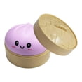 thumbnail image 4 of Bola de masa antiestrés para niños y adultos, bollo de masa suave y exprimible, relleno al vapor Púrpura, 4 of 9