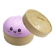 thumbnail image 4 of Bola de masa antiestrés, bollo relleno al vapor divertido para niños y adultos con vaporera Púrpura, 4 of 9