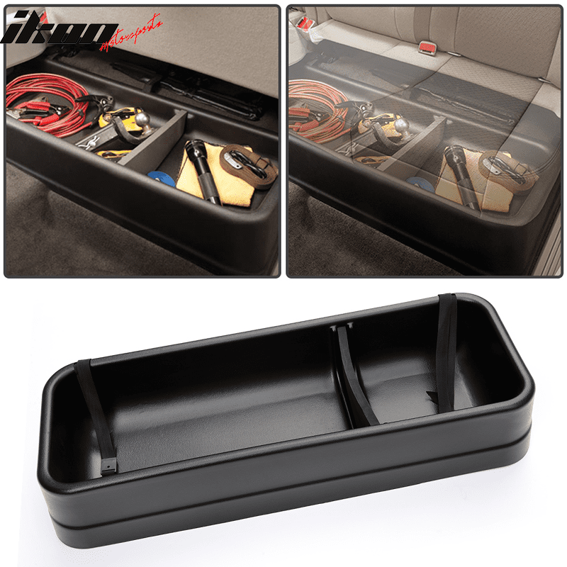 Compatible with 0914 Ford F150 SuperCrew Cab Under Seat Storage Box Unpainted PP