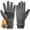 Gray, variant on REDESS Men's and Women's Winter Gloves Waterproof Warm for Ski Driving Running Black