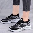 thumbnail image 4 of oqasdz Women's Casual Shoes Tie Breathable Mesh Sneakers Lightweight Soft Sole Running Walking Shoes for Versatile Daily Wear Summer Outdoor, 4 of 7