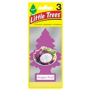 Little Trees Auto Air Freshener, Hanging Card, Dragon Fruit Fragrance 3-Pack