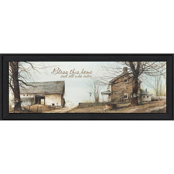 Bless This Home By John Rossini Printed Wall Art Wood Multi-Color
