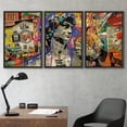 thumbnail image 2 of wall26 Framed Canvas Print Wall Art Set Spray Paint Michelangelo David Graffiti &amp; Street Art Comic Book Illustrations Modern Art Urban Portrait for Living Room, Bedroom, Office - 16"x24&quot, 2 of 5