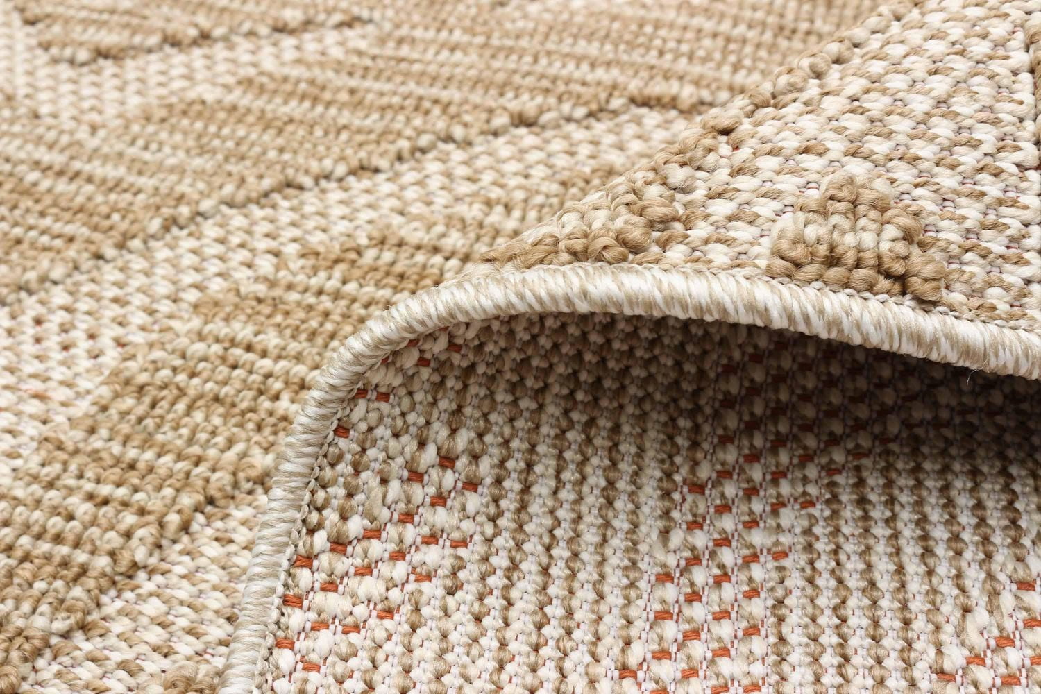 ECARPET Jute Style Area Rug for Bedroom, Living Room, Dining Room Zendaya Collection