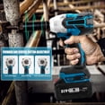 thumbnail image 4 of High Torsion 300W Impact Wrench, Lithium Battery Rechargeable Electric Power Tool for Carpentry Repair, 4 of 8