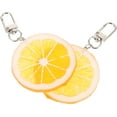 thumbnail image 3 of HOMOBABE Bag Pendants Cute Fruit Keyrings For Family And Friends 2Pcs 3.7X2.2X0.1In, 3 of 4