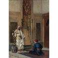 thumbnail image 3 of Ludwig Deutsch 18x24 Black Modern Framed Museum Art Print Titled - A Musician and a Guardsman in an Oriental Interior, 3 of 5