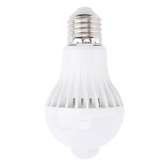 Motion Sensor Bulb Human Body Infrared Induction LED Light Bulbs Automatically Activated for Porches (5W)