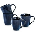 thumbnail image 1 of Coffee Mug Set, 12 Ounce, Set of 4, Ceramic Mug for Men, Women, Unique Glazed Mugs with Handle for Coffee, Tea, Milk, Cocoa, Cereal(blue), 1 of 7
