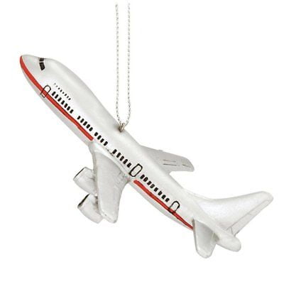 Wayfair Commercial Christmas COMMERCIAL AIRLINER Airplane Christmas Ornament, 4.25