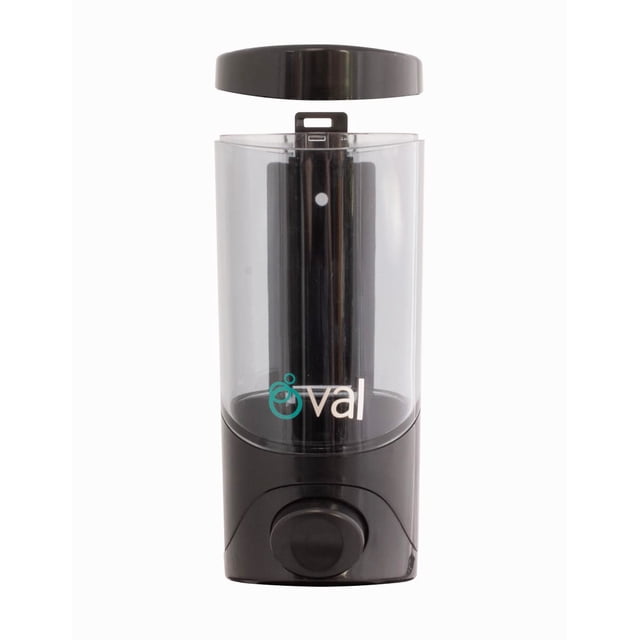 Jabonera De Uso Rudo Oval Humo Con Negro, 500 ml Oval DV058