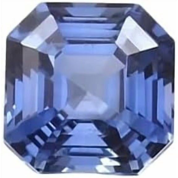 10 Ct Natural Flawless Blue Sapphire Asscher Cut Certified Loose Gemstone Collectible Gems Stone for Jewellery Making