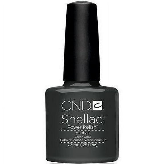 CND Shellac Gel Polish [ Asphalt ] 0.25 oz * BEAUTY TALK LA *