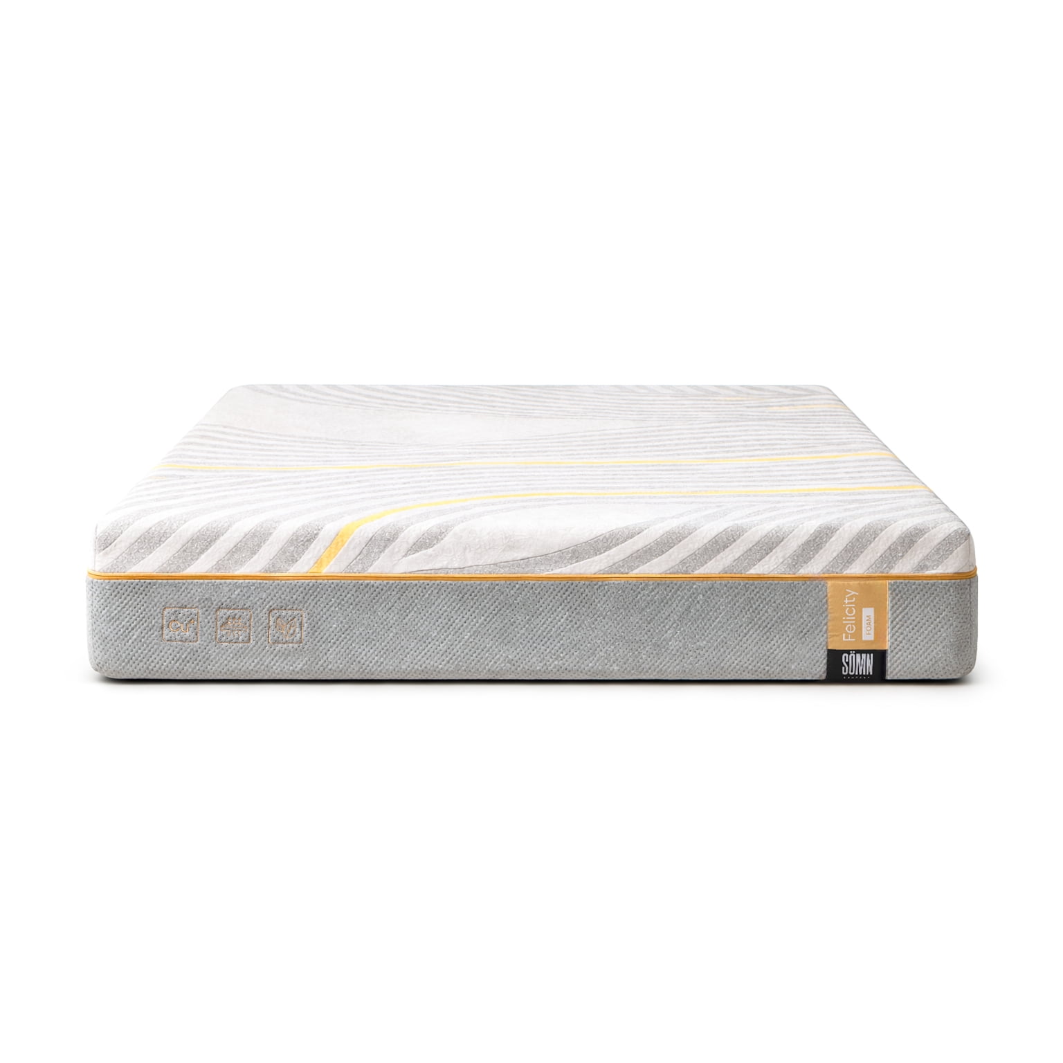 Felicity by SÖMN 8" Copper Infused Memory Foam Mattress, Twin