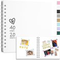 thumbnail image 4 of COM1950s DIY Scrapbook Album for Wedding and Baby Memories, Handmade Photo Album with Refillable Pages, Interactive Keepsake Journal for Couples & New Parents,Bilingual Memory Book, Loose Leaf Design, 4 of 9