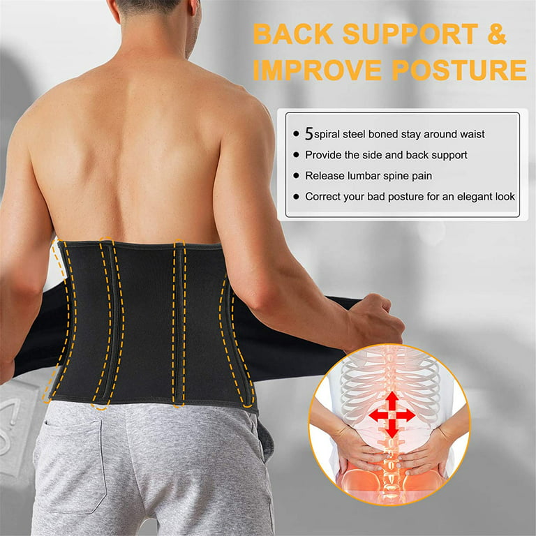 Men Waist Trainer Trimmer Corset for Weight Loss Tummy Control