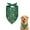 Green Christmas Gingerbread, variant on Dog Bandana 1 Pack,Green Christmas Gingerbread Man Pattern Bandanas for Dogs,Cat Bandana,Small/ Large Dog Bandana 2 Size,Dog Bandanas Girl Boy