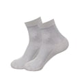 thumbnail image 1 of Hanerdun 12 Pairs Men Thin Crew Socks, Light Gray, Size 10-13, 1 of 5