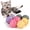Random 6PCS, variant on 2Inch Interactive Roll Scratch Cat Toy - Sisal String Rattle with Woven Fibers for and Exercise - Pet Toys for Indoor Cats
