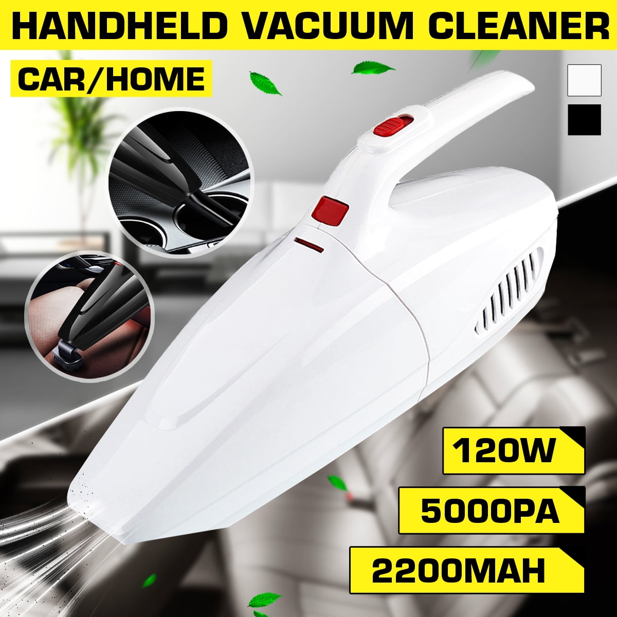 2 in 1 Home Car Vacuum Cleaner, 150W Powerful Suction Handheld Vacuum